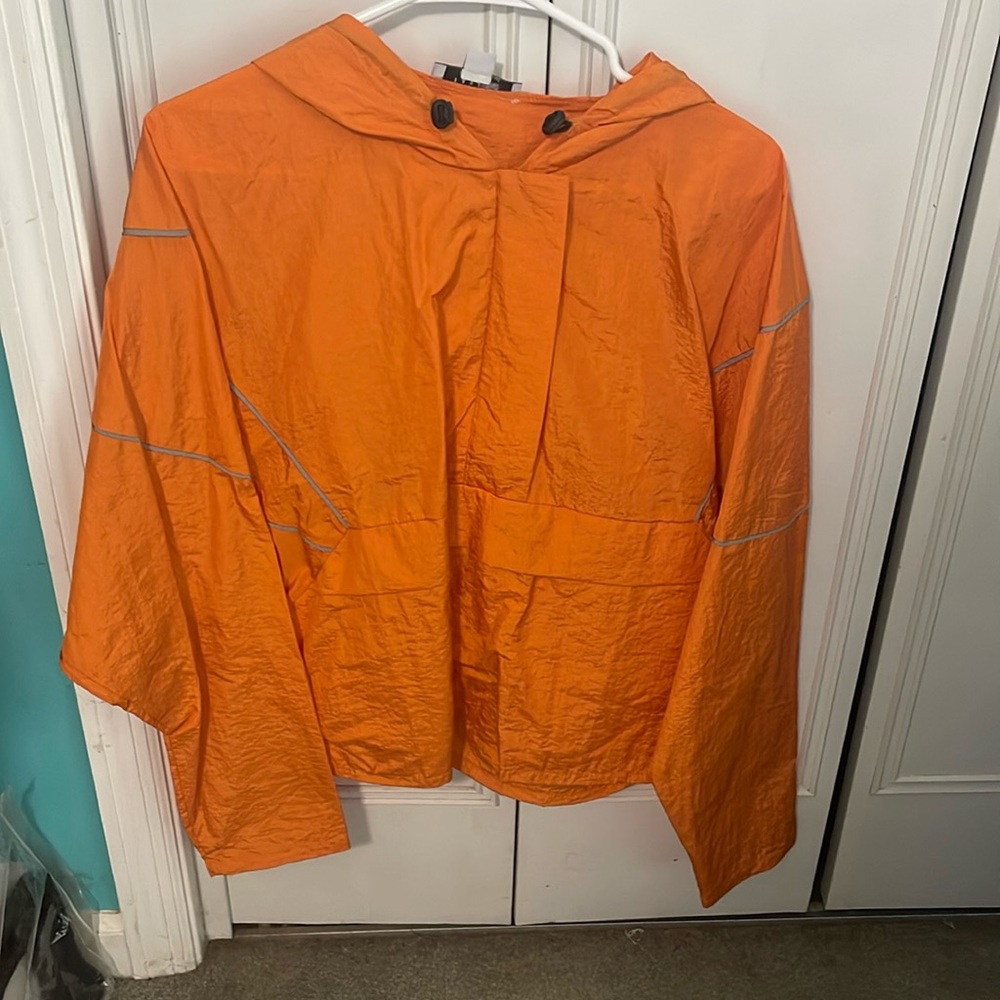 Orange Windbreaker